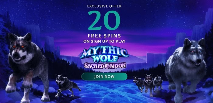 Free Spins on Mythic Wold Sacred Moon