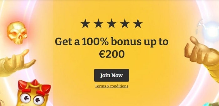 Get a 100% bonus up to 200 EUR/USD! 