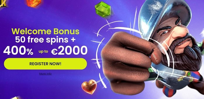 400% bonus on deposit 