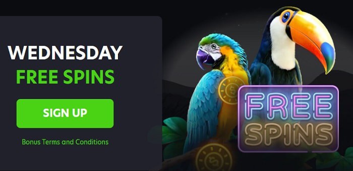 Wednesday Free Spins 