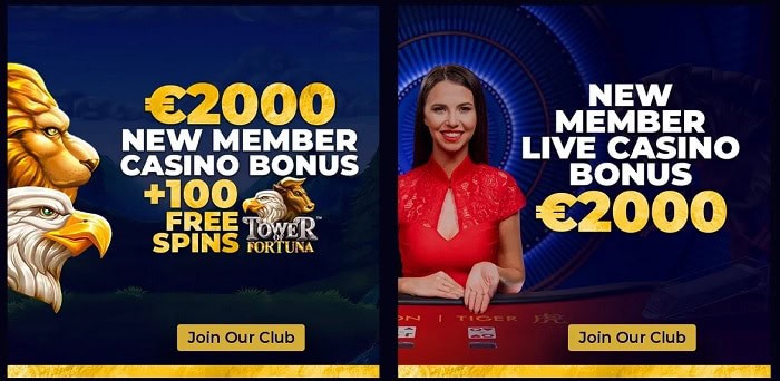 Get Welcome Bonus to Casino or Sportsbook 