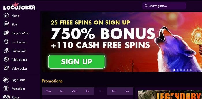 750% Welcome Bonus 