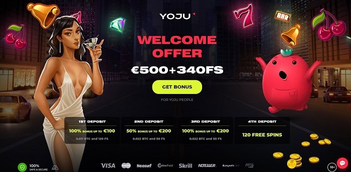 YOJU free spins 