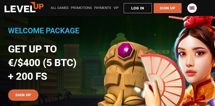 Get 400 EUR or 5 BTC bonus plus 200 Free Spins! 