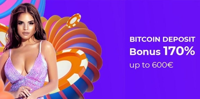 170% Bitcoin Bonus 