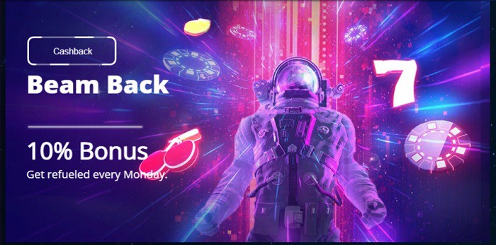 Beam Back 10% Bonus 