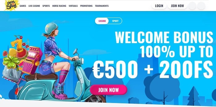 First Deposit Offer: 500 EUR and 200 Gratis Spins 