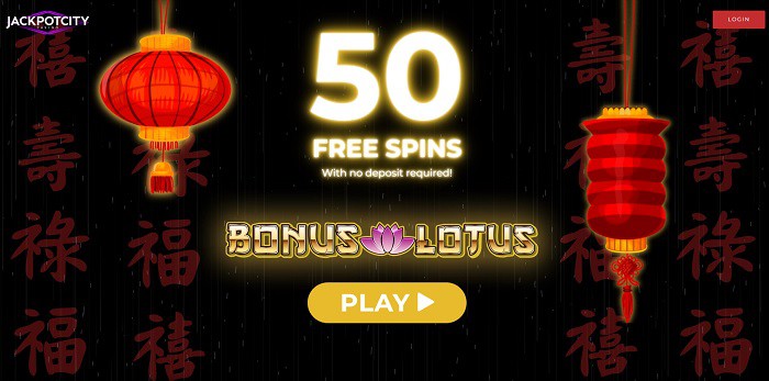 50 no deposit free spins on Bonus Lotos 