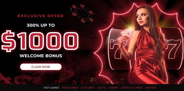 Get 300% bonus on 1st deposit! 