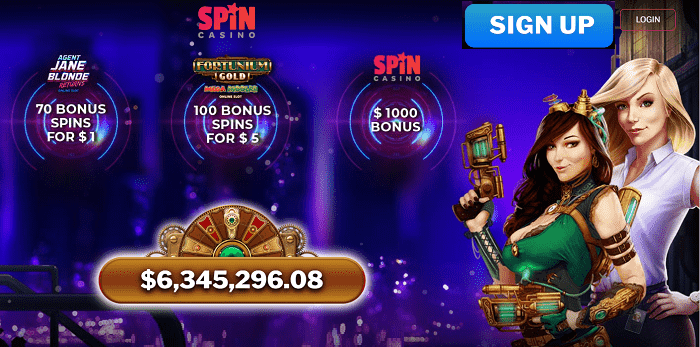 Sign Up to Play at SpinCasino.com 