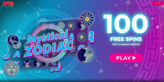 100 Gratis Spins on Mystical Zodiac