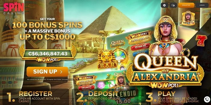 Play Queen of Alexandria Jackpot! 