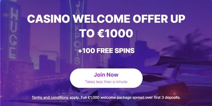 Sign Up Bonus 