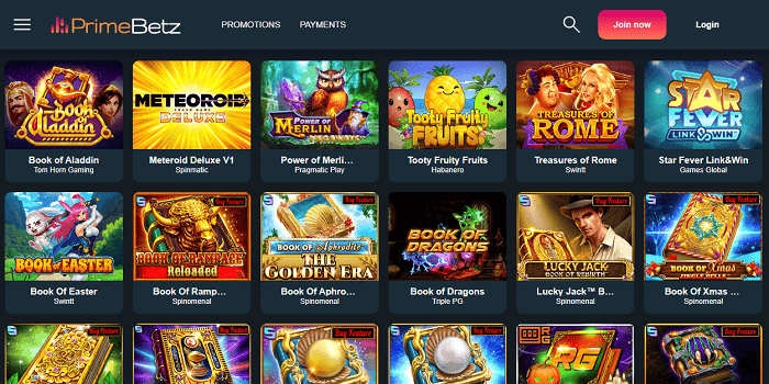 Play online slot games! 