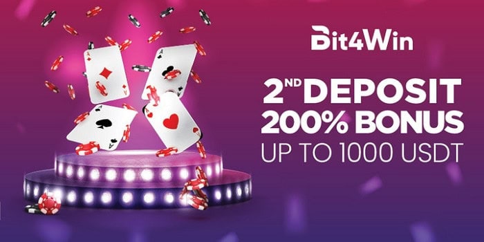 200% Bonus on 1st deposit 