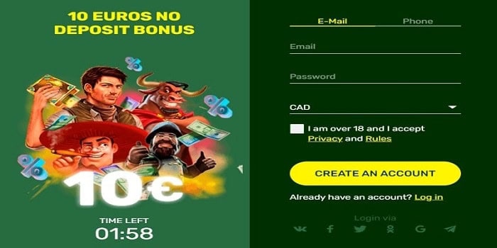 10 euro free chip bonus