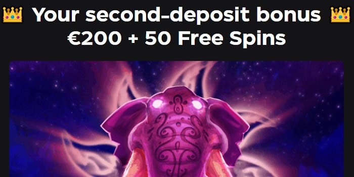 200 eur and 50 FS on 2nd deposit 