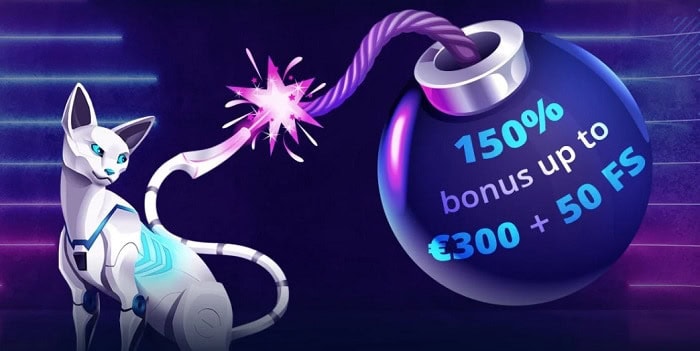 $300 Free Bonus and 50 Gratis Spins