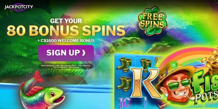 80 bonus spins for new players 