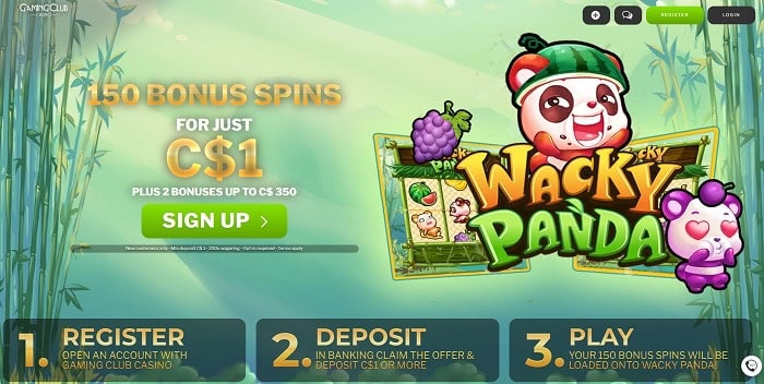 Bonus on $1 deposit! 