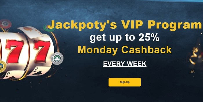 25% Cashback and VIP Program 