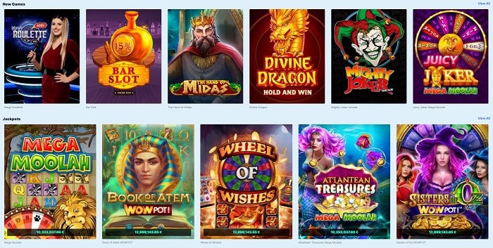 Play best online slots with jackpots! 