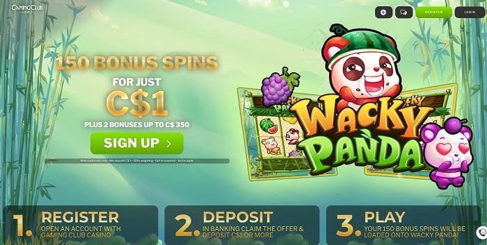 Deposit only $1 to get 150 free chips