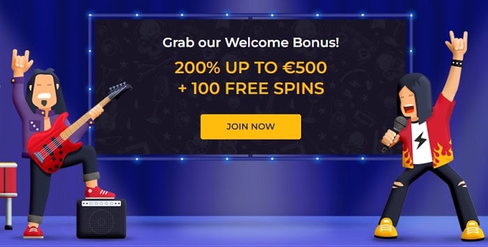 200% free bonus and 100 gratis spins