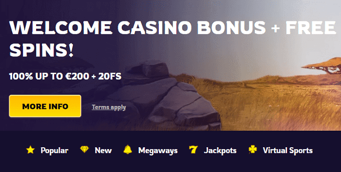 Welcome Casino Bonus for new players! 