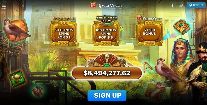 Choose your welcome bonus spins! 