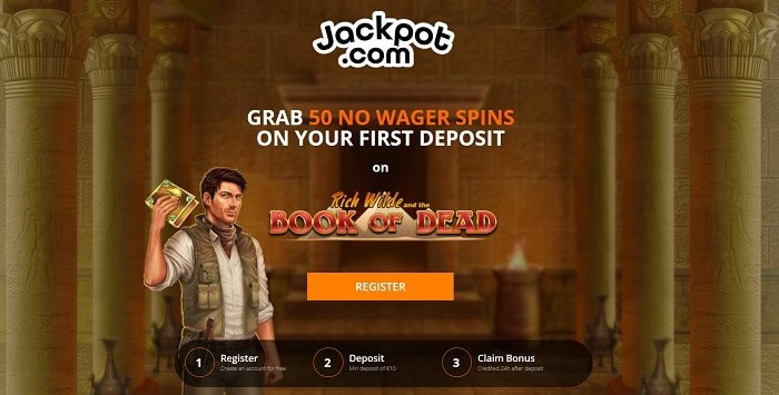 Open your account with Jackpots Casino!