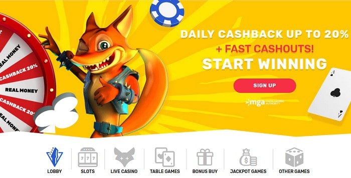 Start winning real money with the Fox! 