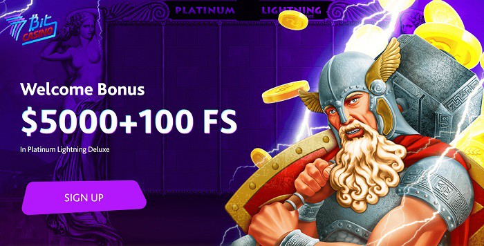 Clain $5000 Welcome Bonus plus 200 gratis spins! 