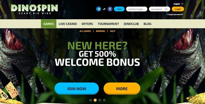 Open your account and get free spins! 