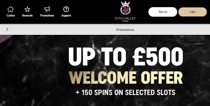 New Play Bonus at Royal Valley 