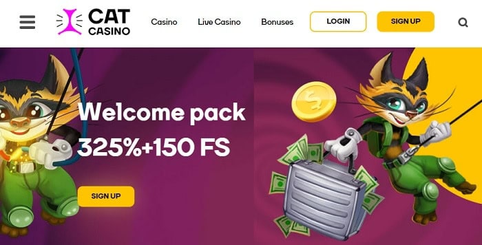 Welcome Pack 325% and 150 Free Spins 