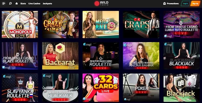 Play Live Dealer Games 