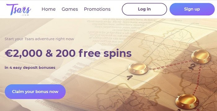 2000 eur and 200 free spins