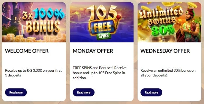 Daily Bonuses and Free Spins 