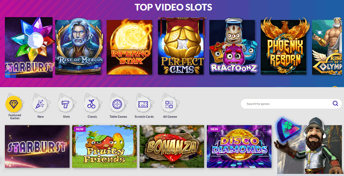 Top Video Slots, Classic Slots, Live Dealer and Jackpots!