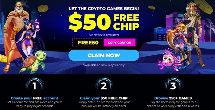 $50 No Deposit Bonus 