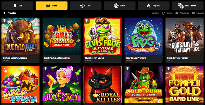 Try new slots for free! 