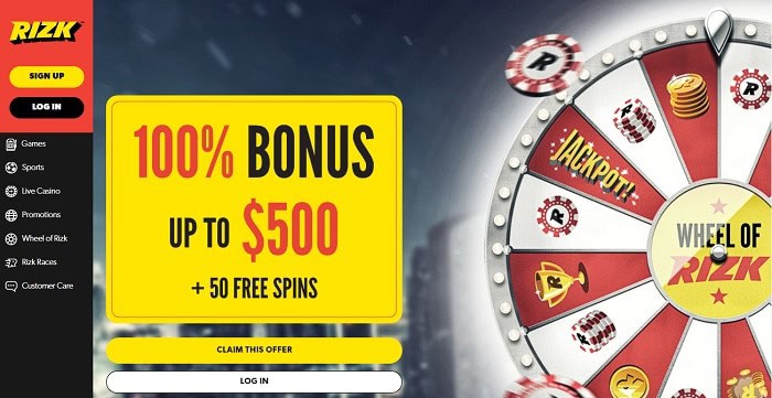 Rizk Welcome Bonus and Free Spins 