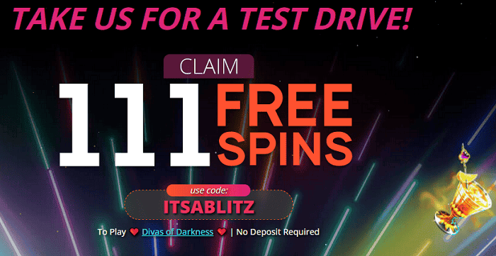 Get 111 No Deposit Spins! 