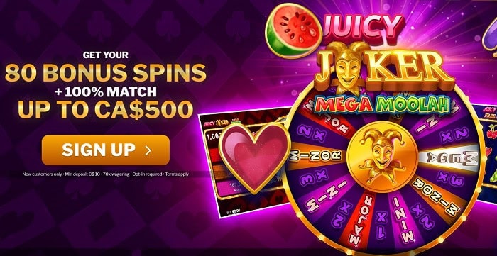 80 bonus spins on first deposit 