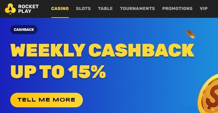 15% Cashback 