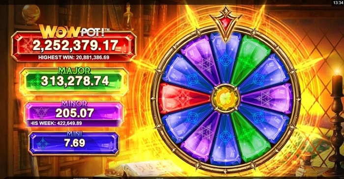 Sisters of Oz Jackpot Wheel