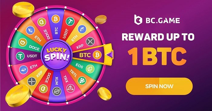 1 BTC free spins bonus