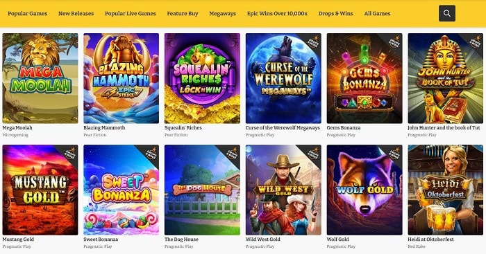 Try popular casino games here! 