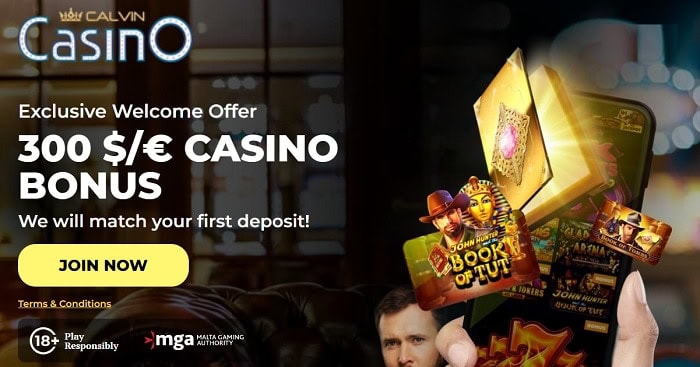 100% bonus on first deposit